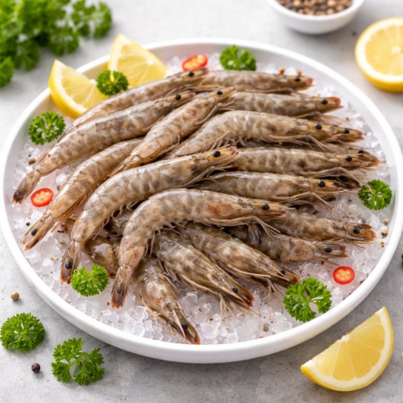 1KG Big Size Fresh Prawns (Eral)